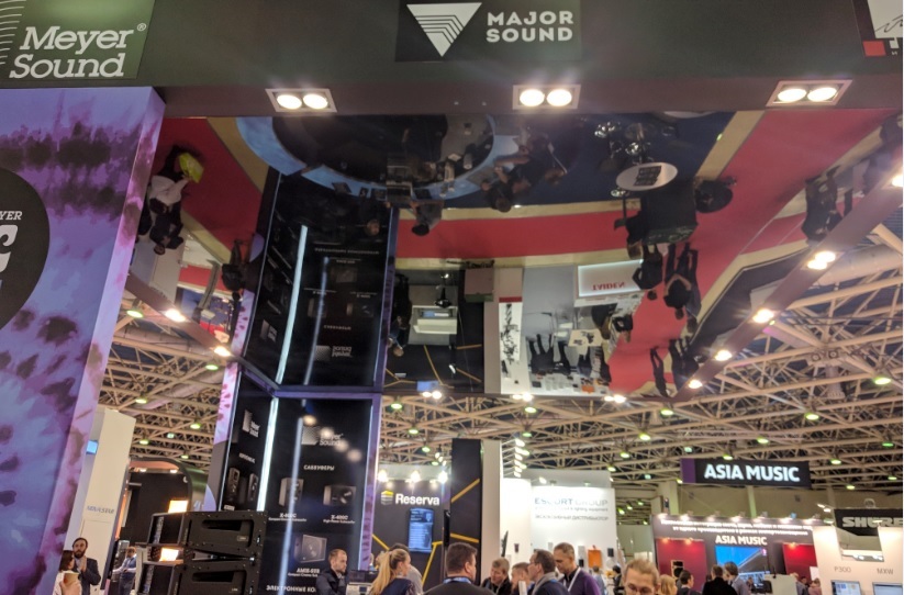 ISR-2017. Экспоцентр. Застройка стенда под ключ для компании Major Sound