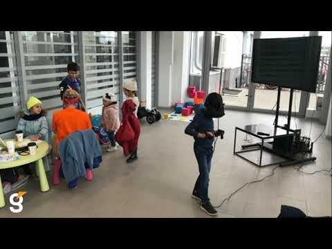 Аренда VR очков и панели 55’’ автосалону ТрансТехСервис для презентации нового Volkswagen Taos