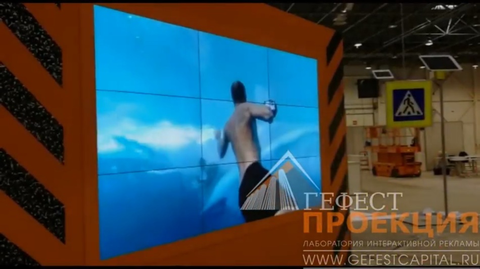 ГК Гефест предоставила в аренду видеостену и интерактивный стол для дорожно-строительного комплекса Новосибирской обл.