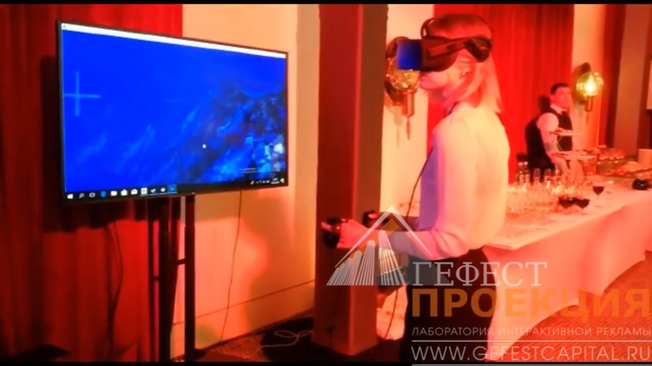 Два аттракциона виртуальной реальности в аренду на празднование 20 - ти летия компании Медицинские Партнёры