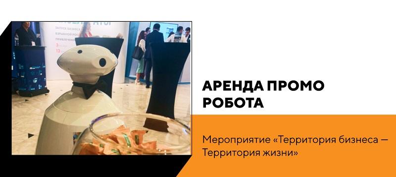 Робот на мероприятии "Территория бизнеса - Территория жизни"
