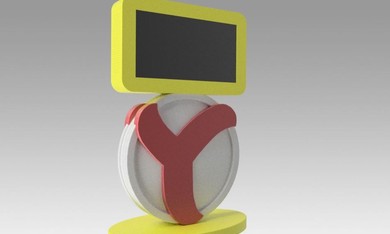 Интерактивный стол в офис YANDEX