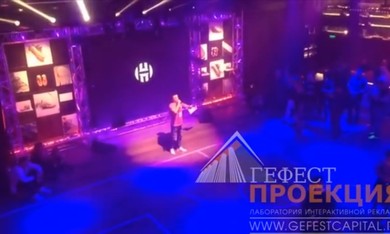 Светодиодный экран на закрытое мероприятие Adidas в ТЦ Цветной