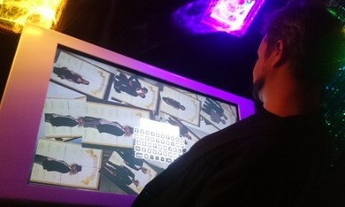 Наша интерактивная фотолаборатория на вечеринке Halloween в клубе Soho Rooms