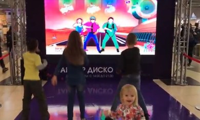 Игровая зона на день рождения ТЦ Галерея г. Новосибирск