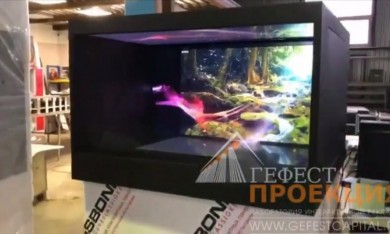 Наша команда произвела нестандартный голографический куб